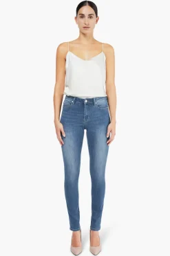 JANICE Jeans^Donker Blauwe High Waist Skinny Jeans Rocket Blue 111