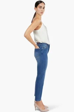 JANICE Denim^Donker Blauwe Mom Jeans Cooper Blue 111