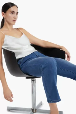 JANICE Denim^Donker Blauwe Mom Jeans Cooper Blue 111