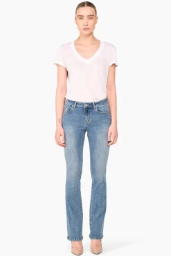 JANICE Denim^Flared Jeans Dames Arlo Blue 395