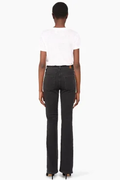 JANICE Denim^Flared Jeans Dames Arlo Zwart 410