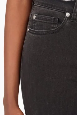 JANICE Denim^Flared Jeans Dames Arlo Zwart 410