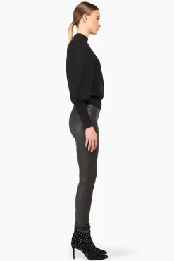 JANICE Sweaters & Truien^Gebreide Trui Pof Mouwen Jay Zwart