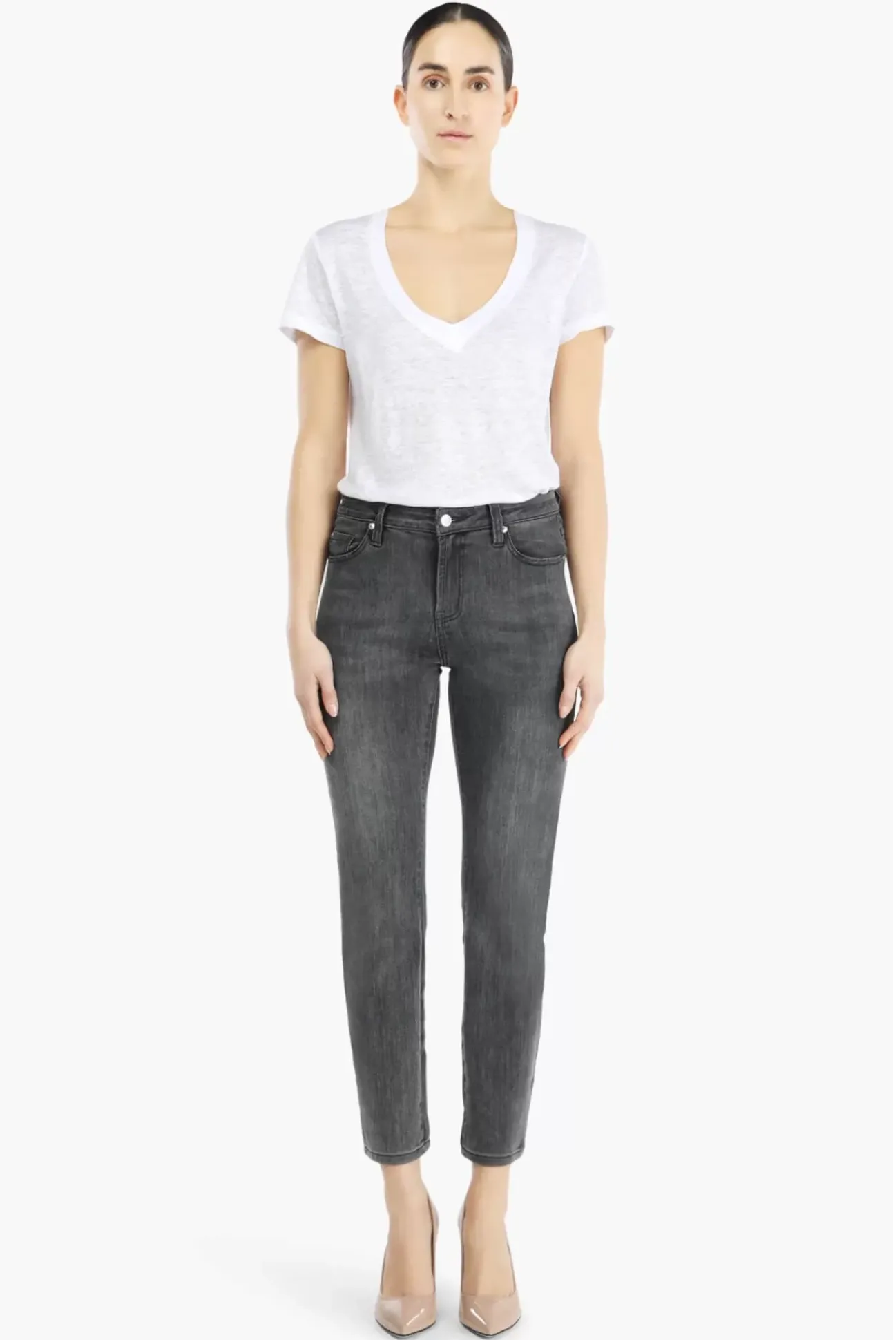 JANICE Denim^Grijze Mom Jeans Cooper Grey 007