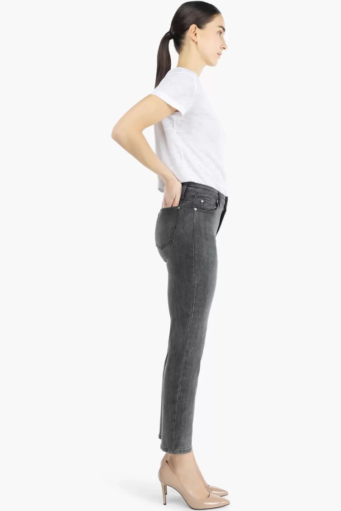 JANICE Denim^Grijze Mom Jeans Cooper Grey 007
