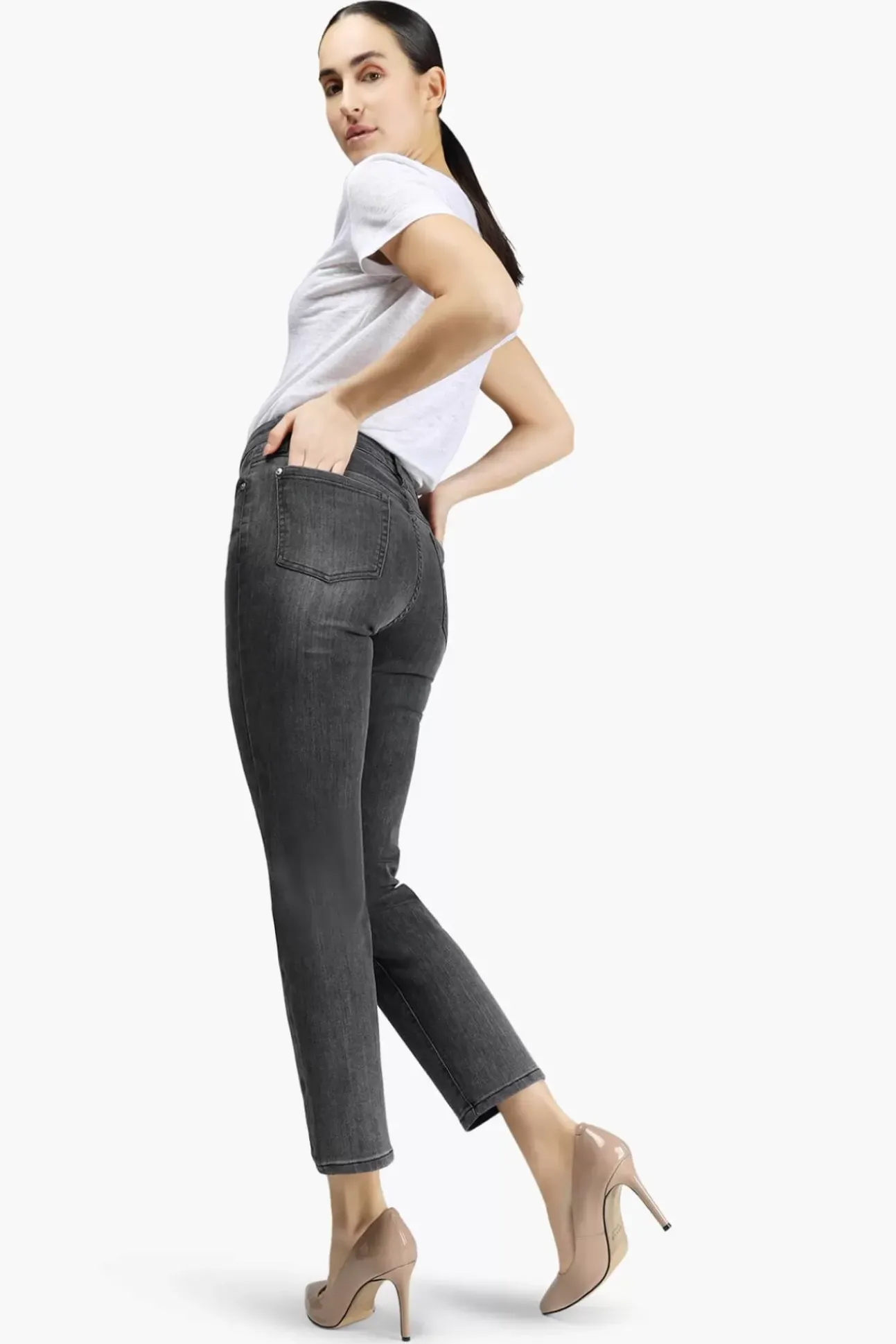 JANICE Denim^Grijze Mom Jeans Cooper Grey 007