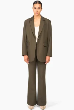 JANICE Pakken^Groen Oversized Dames Pak
