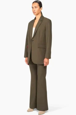 JANICE Pakken^Groen Oversized Dames Pak