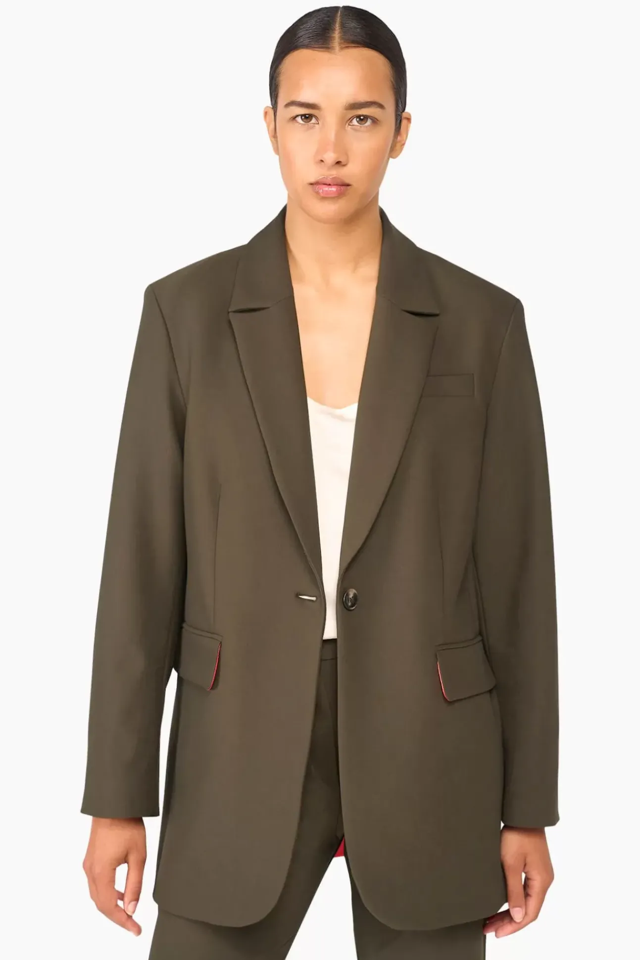 JANICE Pakken^Groen Oversized Dames Pak