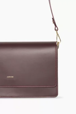 JANICE Tassen^Handtas Dames Leer Rocco Burgundy