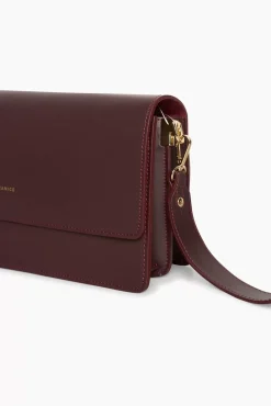JANICE Tassen^Handtas Dames Leer Rocco Burgundy