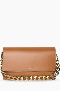 JANICE Tassen^Handtas Dames Leer Rocco Cognac