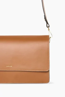 JANICE Tassen^Handtas Dames Leer Rocco Cognac