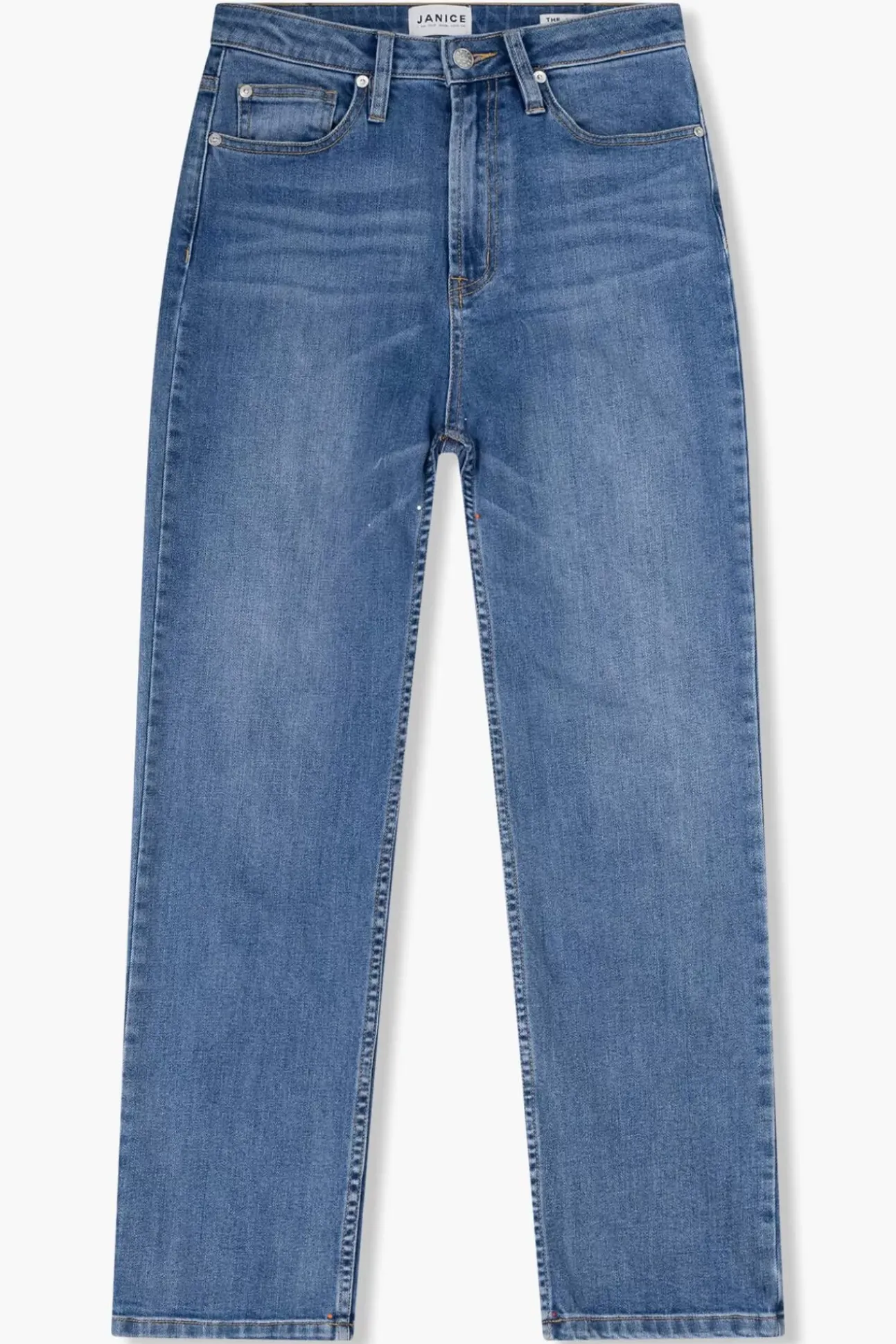 JANICE Broeken^High Rise Boyfriend Jeans Morgan Blue 405