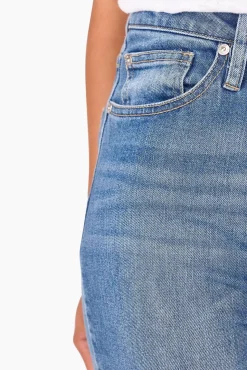 JANICE Broeken^High Rise Boyfriend Jeans Morgan Blue 405