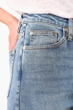 JANICE Denim^High Rise Boyfriend Jeans Morgan Blue 395