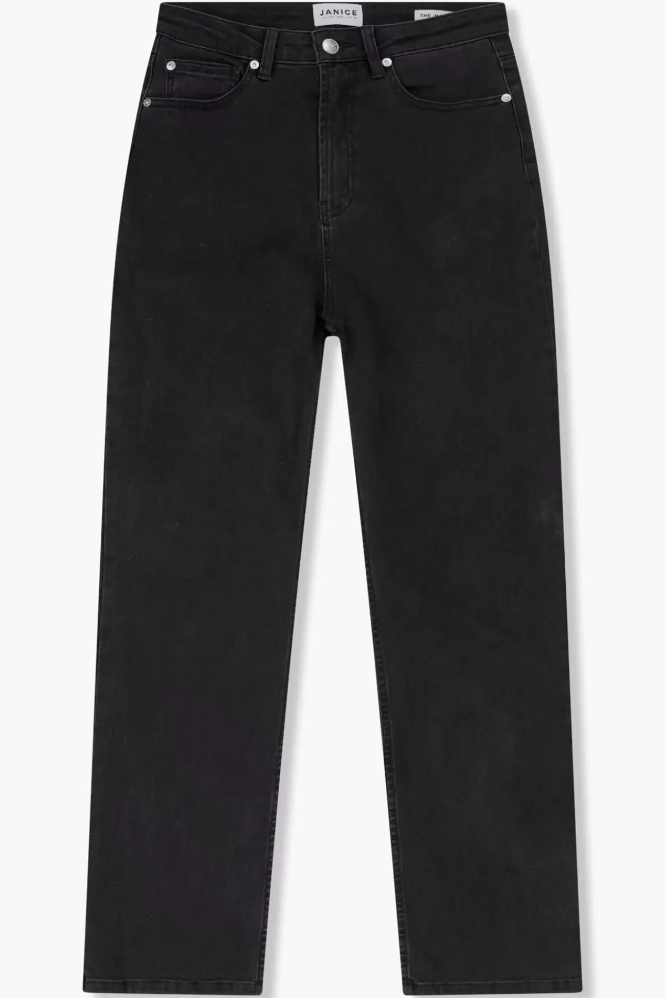 JANICE Denim^High Rise Boyfriend Jeans Morgan Black 410