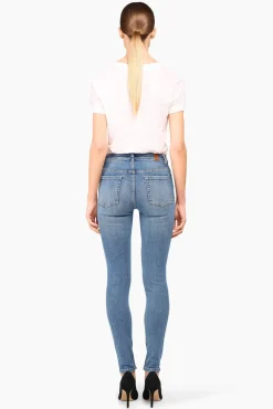 JANICE Denim^High Rise Skinny Jeans Dames Rocket Blue 405