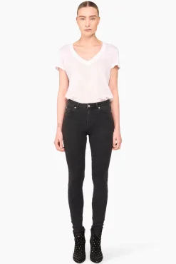 JANICE Denim^High Rise Skinny Jeans Rocket Black 410