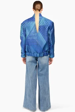 JANICE Jassen^Jas Dames Bomber Rick Blauw
