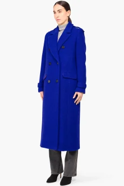 JANICE Jassen^Jas Dames Wol Lennon Blauw