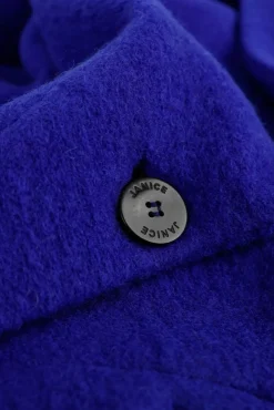 JANICE Jassen^Jas Dames Wol Lennon Blauw