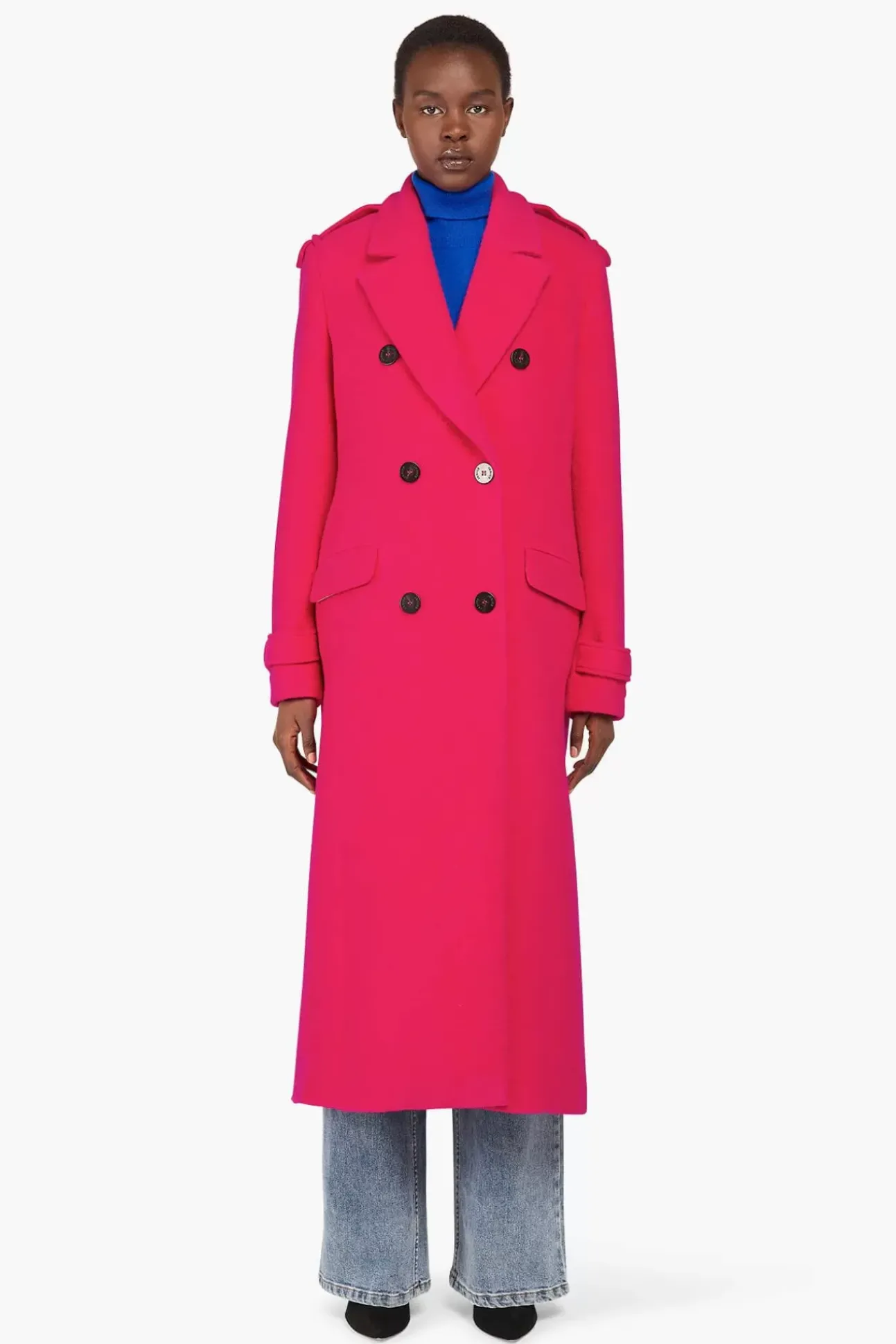 JANICE Jassen^Jas Dames Wol Lennon Roze