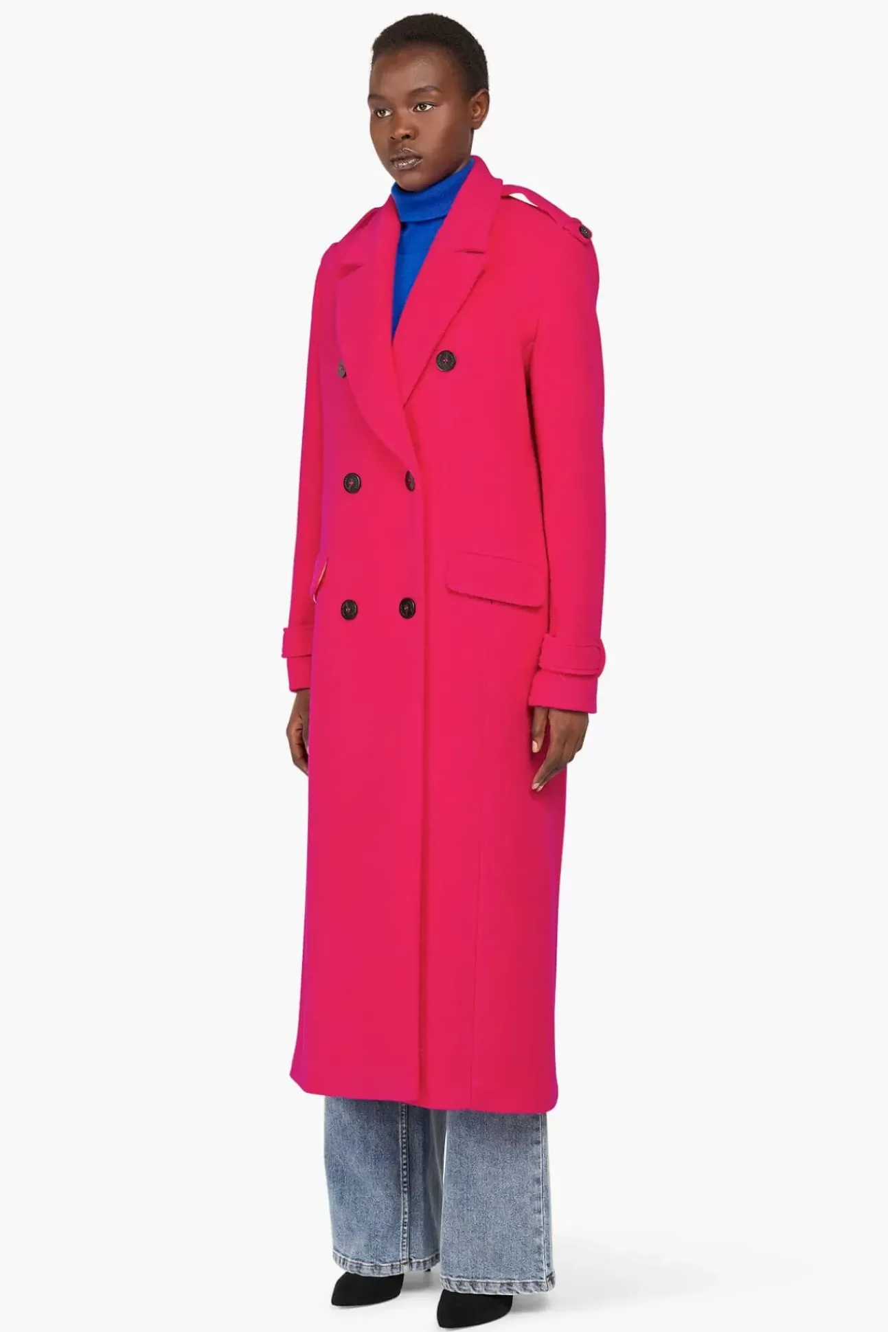 JANICE Jassen^Jas Dames Wol Lennon Roze