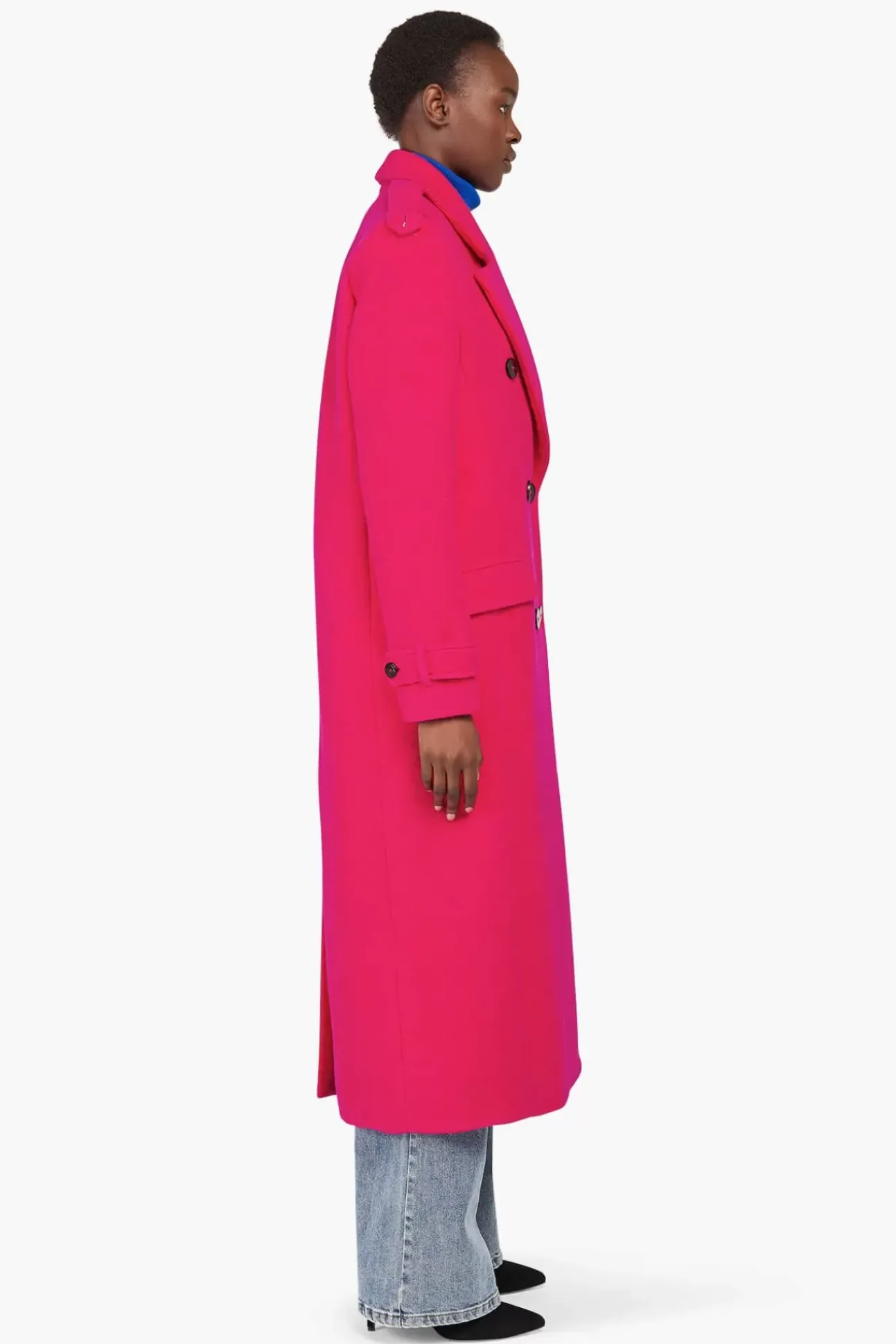 JANICE Jassen^Jas Dames Wol Lennon Roze