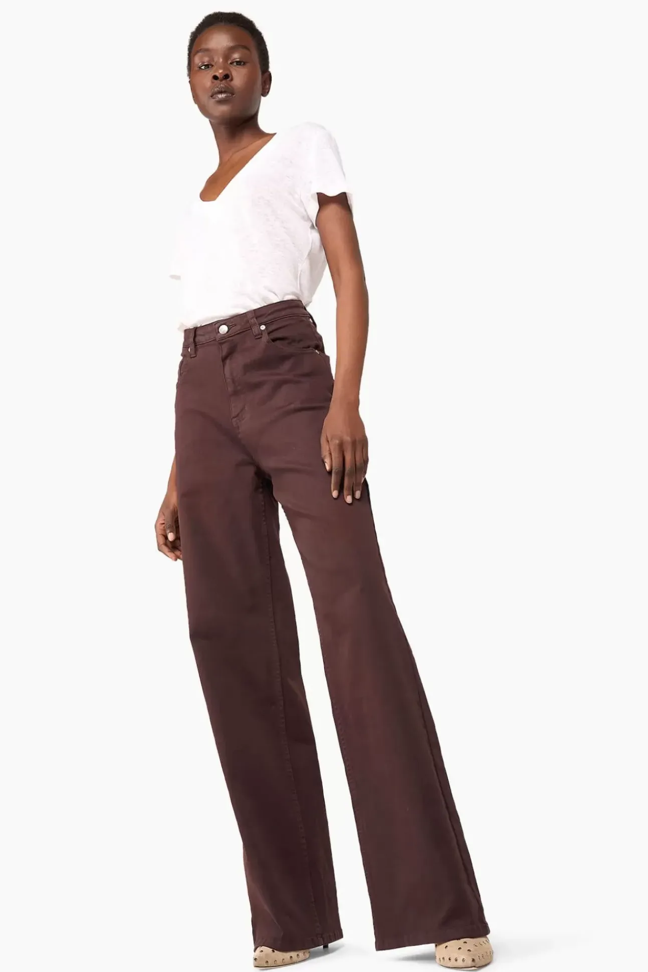 JANICE Denim^Jeans Dames Wijde Pijp Jason Bruin