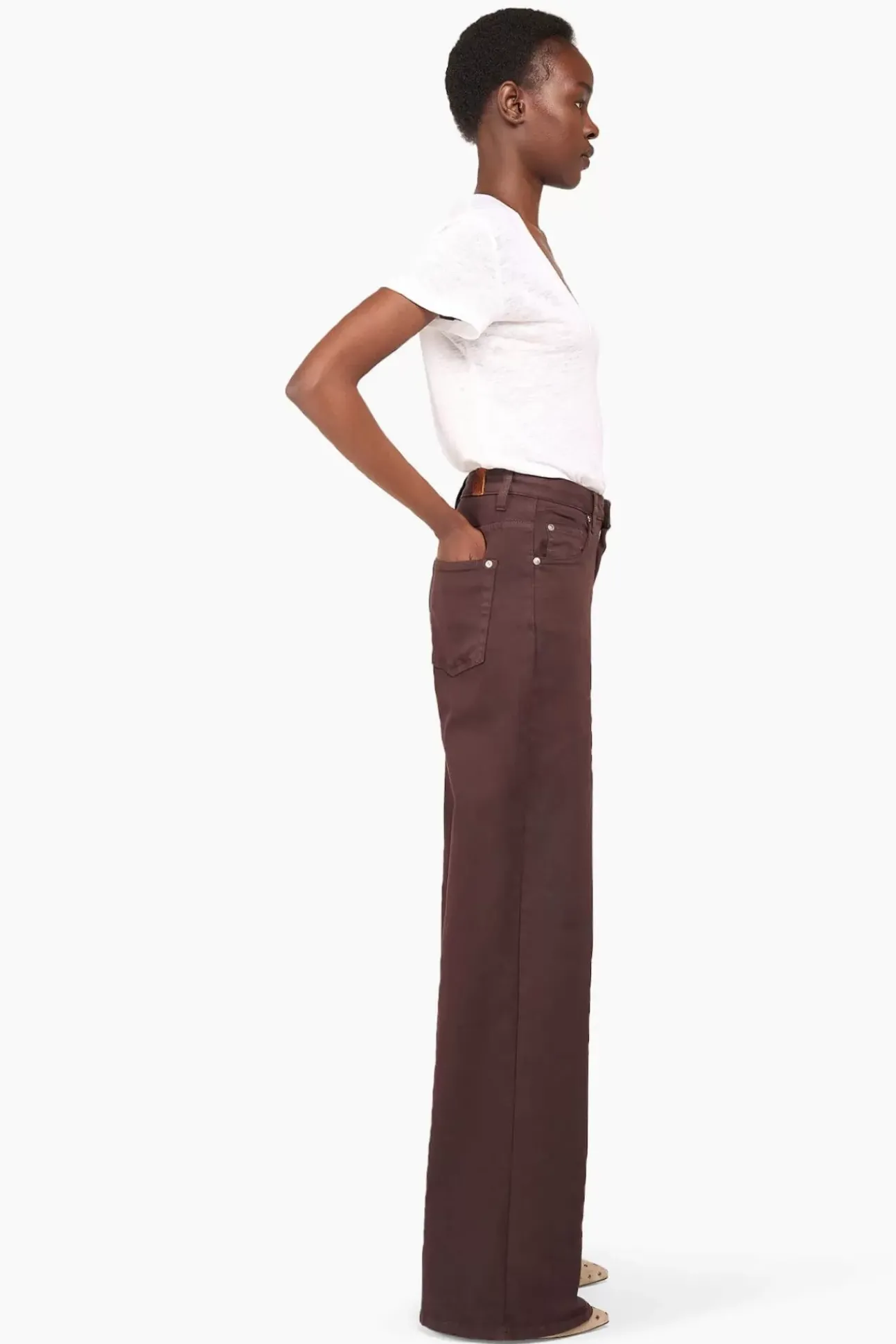 JANICE Denim^Jeans Dames Wijde Pijp Jason Bruin