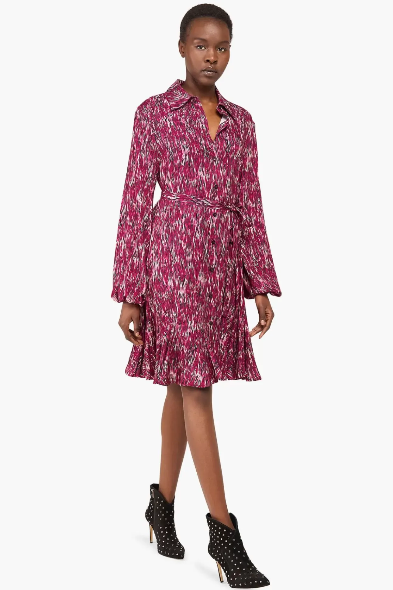 JANICE Jurken^Jurk Print Alex Burgundy