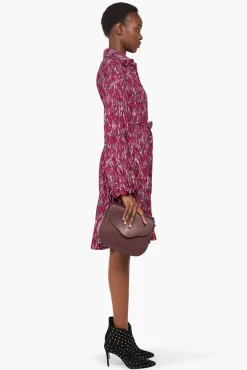 JANICE Jurken^Jurk Print Alex Burgundy
