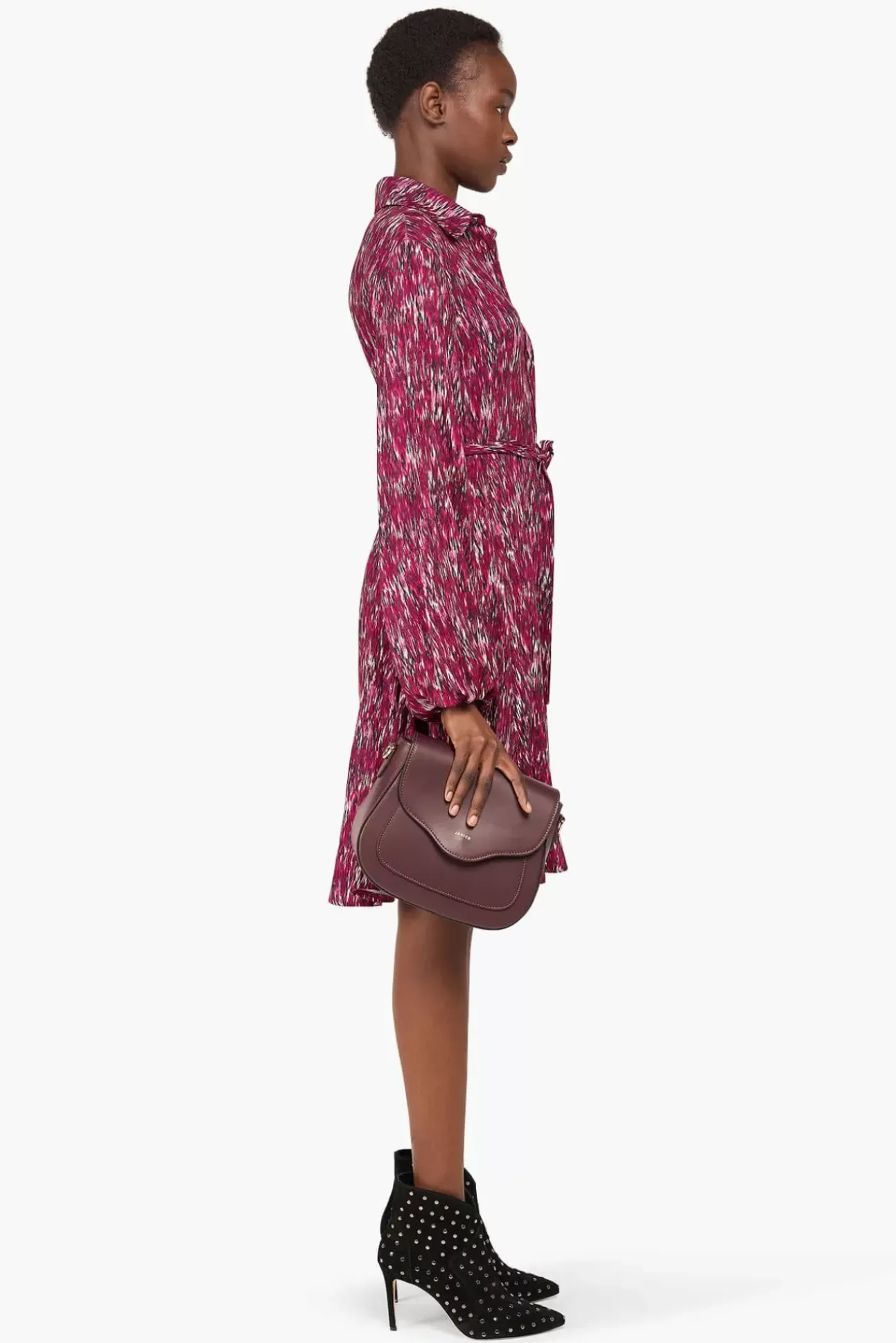 JANICE Jurken^Jurk Print Alex Burgundy