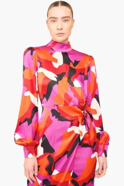 JANICE Jurken^Jurk Print Lang Dustin Multi