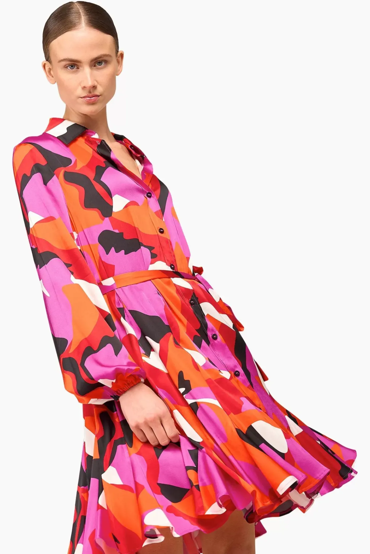 JANICE Jurken^Jurk Print Viscose Alex Multi