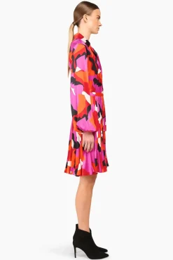 JANICE Jurken^Jurk Print Viscose Alex Multi