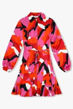 JANICE Jurken^Jurk Print Viscose Alex Multi