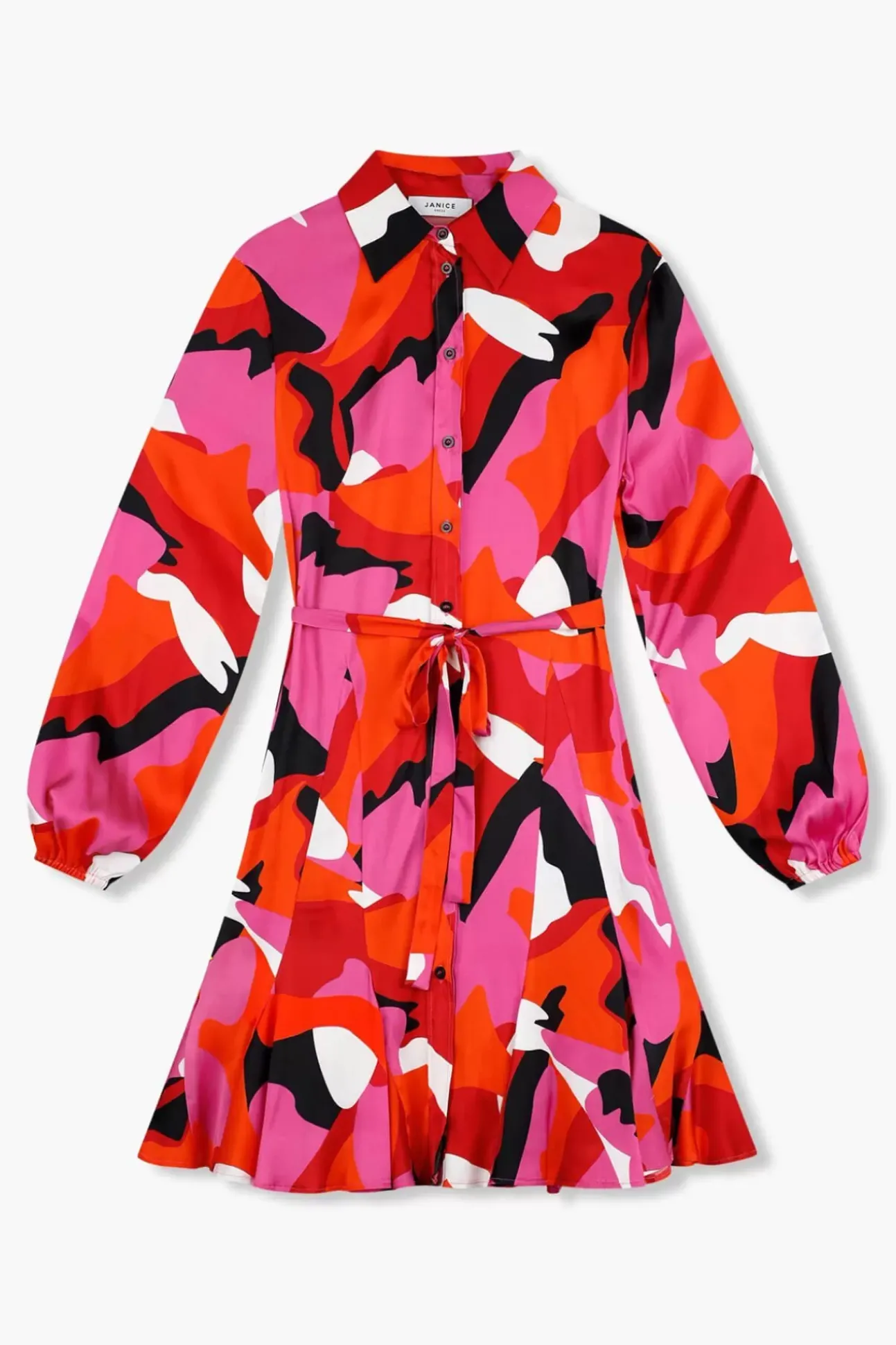 JANICE Jurken^Jurk Print Viscose Alex Multi