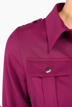 JANICE Jurken^Jurk Riem Chicago Burgundy