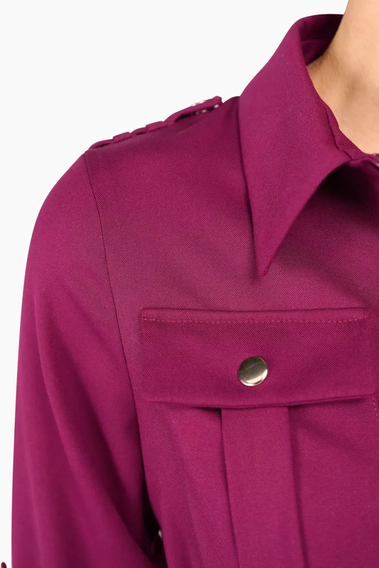 JANICE Jurken^Jurk Riem Chicago Burgundy