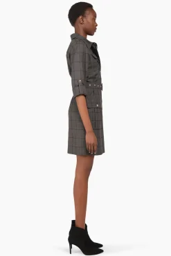 JANICE Jurken^Jurk Riem Chicago Ruit