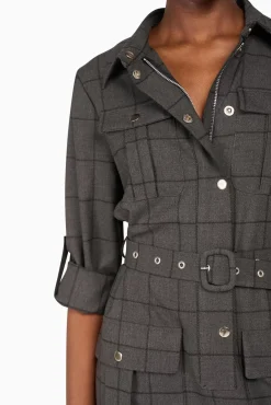 JANICE Jurken^Jurk Riem Chicago Ruit
