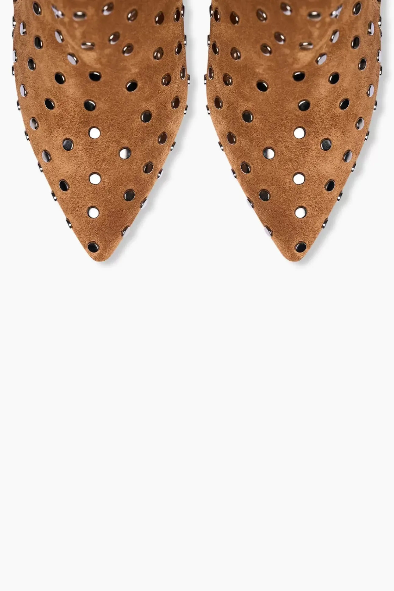 JANICE Laarsjes^Laarsjes Dames Studs Suede Stewart Cognac
