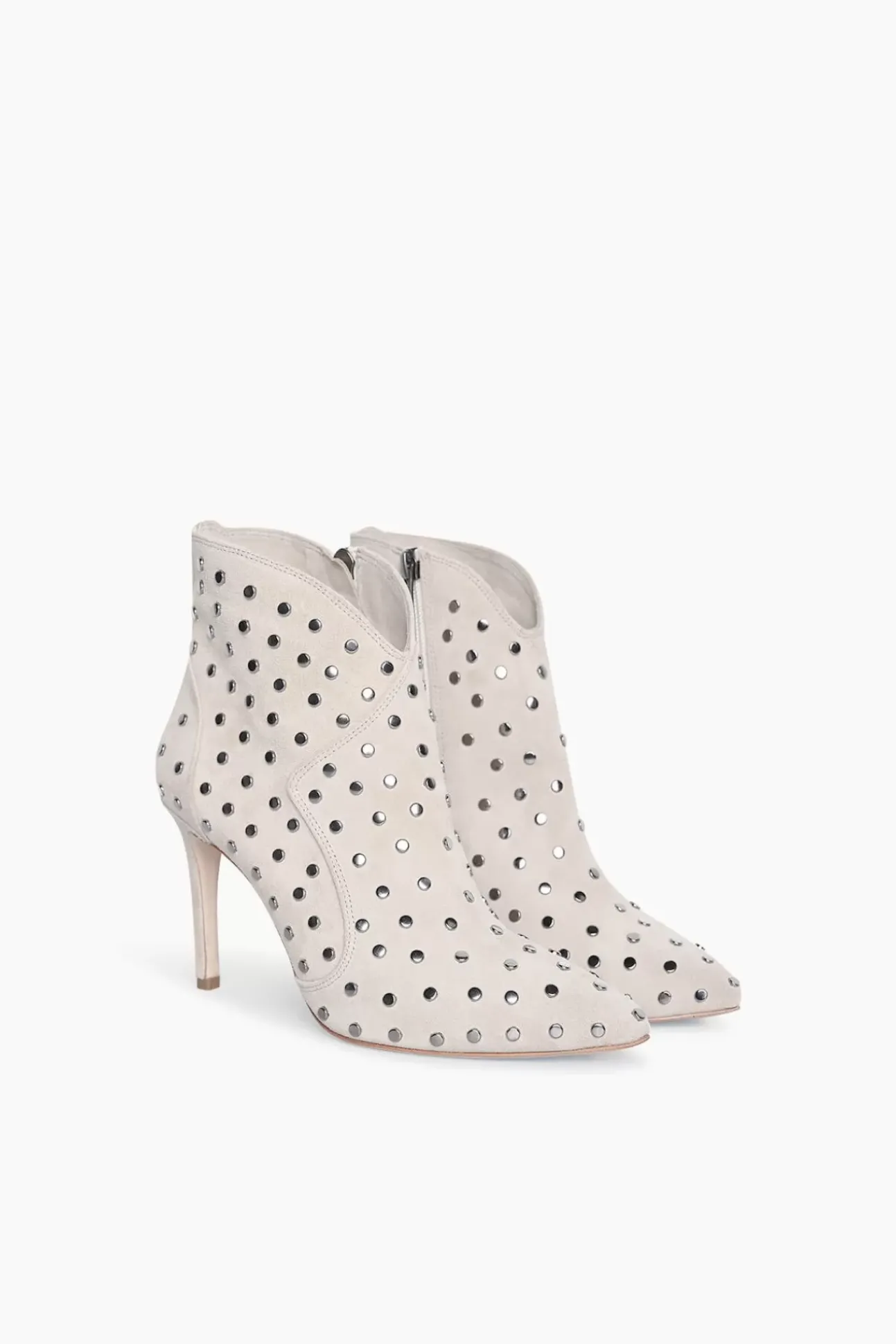 JANICE Laarsjes^Laarsjes Dames Studs Suede Stewart Nude