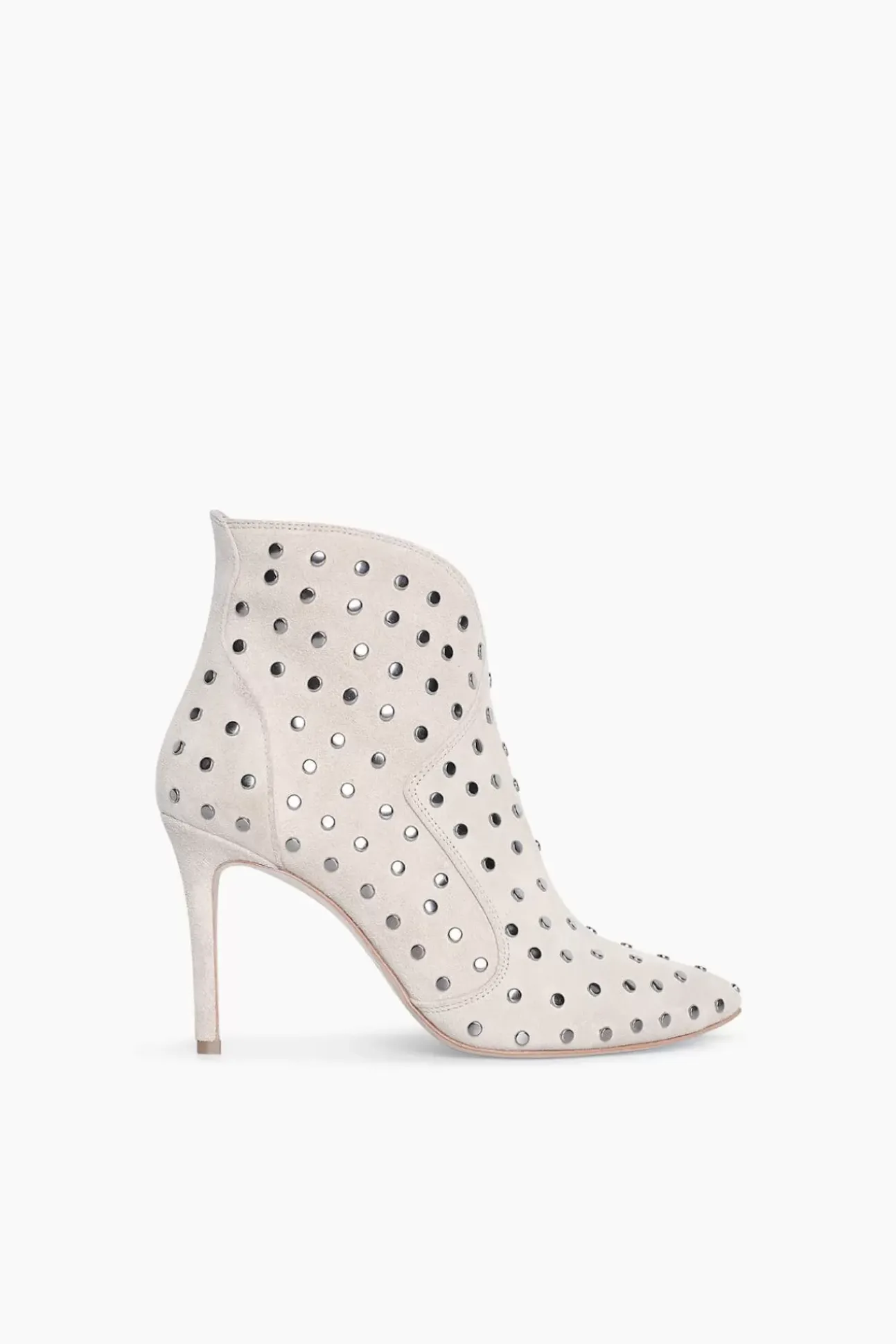 JANICE Laarsjes^Laarsjes Dames Studs Suede Stewart Nude