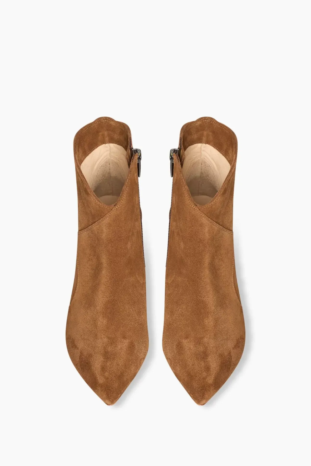 JANICE Laarsjes^Laarsjes Dames Suede Stewart Cognac