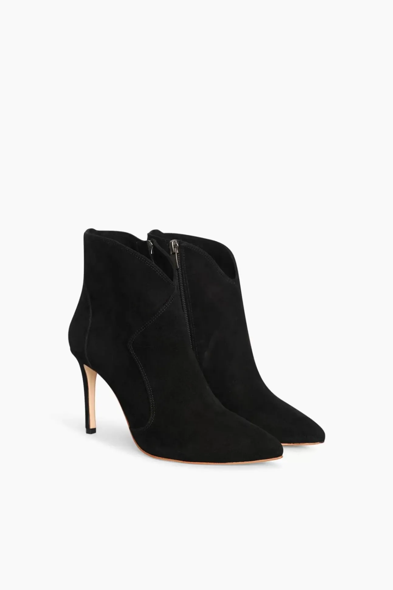 JANICE Laarsjes^Laarsjes Dames Suede Stewart Zwart