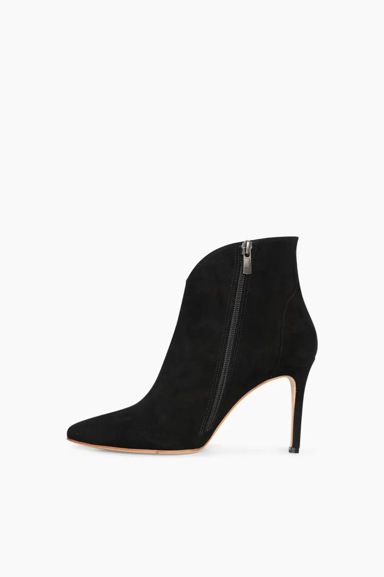 JANICE Laarsjes^Laarsjes Dames Suede Stewart Zwart