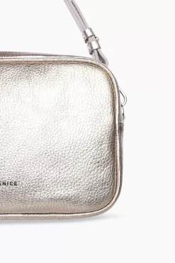 JANICE Tassen^Leren Crossbody Dames Bruce Gun Metal
